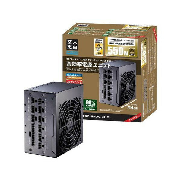 y|CgAbv525gNXSiΏہzlu KRPW-GK550W/90+ PCd ATX 550W 80PLUS GoldyLZsEkCꗣzsz -- 4988755040020-ds