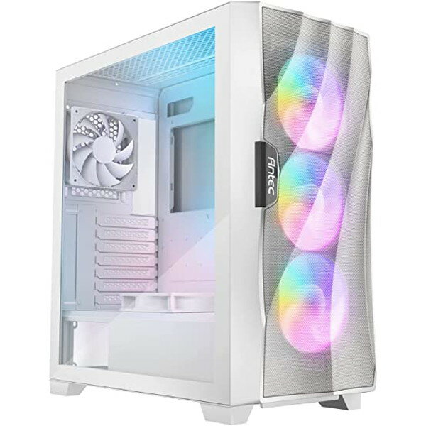 【ポイントアップで5月10日がおトク★店内全品対象】ANTEC ミドルタワーPCケース DF700 FLUX WHITE 【キャンセル不可・北海道沖縄離島配送不可】-お取り寄せ品- 0761345800747-ds