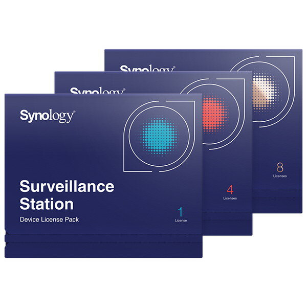 Synology Surveillance DEVICE-LICENSE-PACK1 [SurveillanceStationでのIPカメラ台数追加1ライセンス] 【キャンセル不可・北海道沖縄離島配送不可】-お取り寄せ- 0846504000272-ds