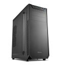 Sharkoon ケース SHA-VS7-VBK 黒 Mini-ITX, Micro-ATX, ATX【キャンセル不可・北海道沖縄離島配送不可】-お取り寄せ品- 4044951021758-ds(2)