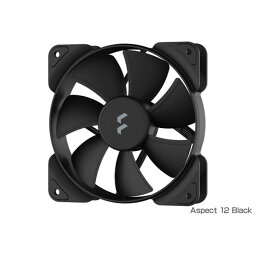 ケースファン Fractal Design Aspect 12 Black FD-F-AS1-1201 【キャンセル不可・北海道沖縄離島配送不可】 -お取り寄せ- 4537694287456-ds