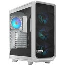 Fractal Design Meshify 2 Compact RGB White TG Clear Tint ~h^[PCP[X FD-C-MES2C-08yLZsEkCꗣzsz-񂹕i- 4537694292306-ds