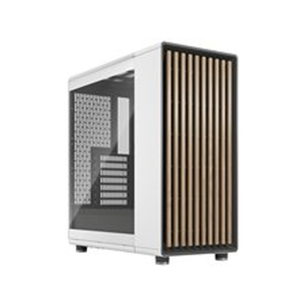 Fractal Design North Chalk White TG Clear ミドルタワーPCケース FD-C-NOR1C-04【キャンセル不可・北海道沖縄離島配送不可】-お取り寄せ品- 4537694310543-ds