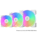 ケースファン Fractal Design Prisma AL-18 PWM RGB White FD-FAN-PRI-AL18-PWM-WT 【キャンセル不可...
