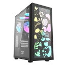 DarkFlash ケース DK210 Graffiti 黒 ATX / Micro-ATX /ITX【キャンセル不可・北海道沖縄離島配送不可】-お取り寄せ品-...