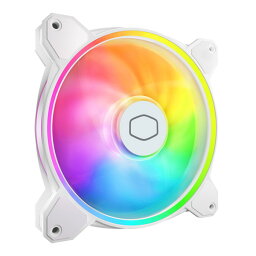 ケースFAN COOLERMASTER MFL-B4DW-16NP2-R2 (MasterFan MF140 Halo2 White Edition) 【キャンセル不可・北海道沖縄離島配送不可】 -お取り寄せ- 4719512127520-ds