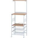 不二貿易 レンジワゴン FBC-03-1 WH/NA FBC-03-1 WH/NA 商品コード14691 【代引・日時指定・キャンセル不可・北海道沖縄離島配送不可】 -お取リ寄せ- 4953980146915-ds