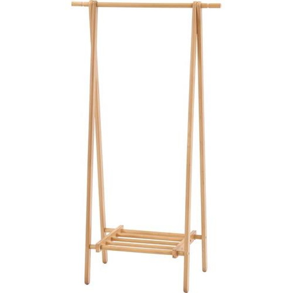 不二貿易 木製ハンガー 6110-6-80(KI)NA 6110-6-80(KI)N 商品コード15189 【代引・日時指定・キャンセル不可・北海道沖縄離島配送不可】 -お取リ寄せ- 4953980151896-ds