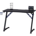 不二貿易 ゲーミングデスク レイズ ブルー BE-1952 BL 商品コード18573 【代引・日時指定・キャンセル不可・北海道沖縄離島配送不可】 -お取リ寄せ- 4953980185730-ds(3)