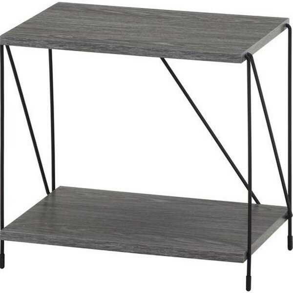 不二貿易 EZBOワイヤーラック2段 40幅 GY 商品コード77548 【代引・日時指定・キャンセル不可・北海道沖縄離島配送不可】 -お取リ寄せ- 4953980775481-ds