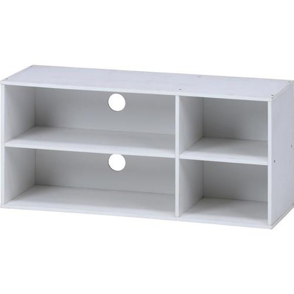 不二貿易 TVラック 89 WH 5242 商品コード96599 【代引・日時指定・キャンセル不可・北海道沖縄離島配送不可】 -お取リ寄せ- 4953980965998-ds