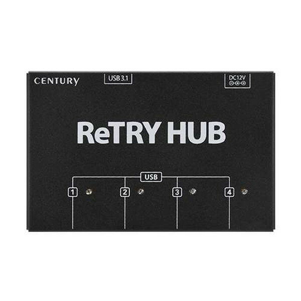 Century [センチュリー] CT-USB4HUBV2 （USBデバイス接続制御アダプター ReTRY HUB） 【キャンセル不可・北海道沖縄離島配送不可】 -お取り寄せ- 4549032018387-ds