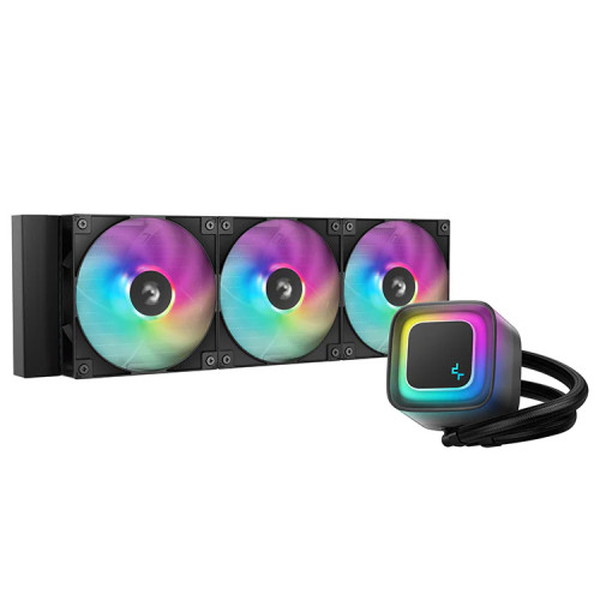 Rakuten - Deepcool LE360 V2 R-LE360-BKAMMC-G-2 CPUクーラー ブラック 最大3400RPM 6スロット 4極モーター 【キャンセル不可・北海道沖縄離島配送不可】 -お取り寄せ- 4537694367189-ds