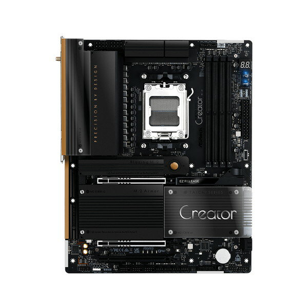 ASRock マザーボード X870 Taichi Creator / AMD X870チップセット / AMD Ryzen 9000/8000/7000対応 / ATXフォームファクター / PCI Express 5.0 x16スロット / LED マザボ アスロック 【キャンセル不可・北海道沖縄離島配送不可】 4711581492066-ds - Image 3