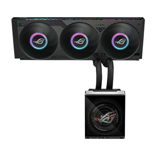 【9月4日発売】ASUS 水冷CPUクーラー ROG STRIX SLC IV 360 ARGB LCD 5.08インチ IPS液晶ディスプレイ 【キャンセル不可・北海道沖縄離島配送不可】 0199291352605-ds