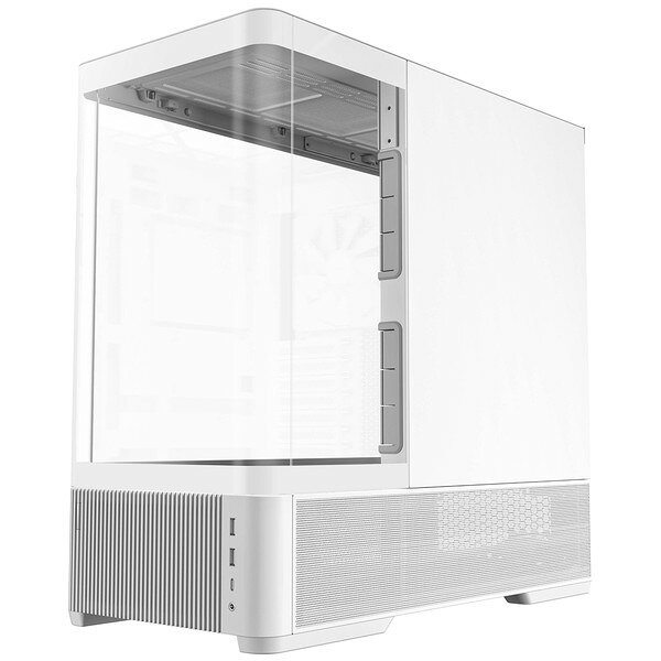 ANTEC PCケース ミドルタワー C6 Curve Air White ホワイト 三面強化ガラスパネル 冷却型 ピラーレス 120mmファン最大6基搭載可 【キャンセル不可・北海道沖縄離島配送不可】 0761345102766-ds