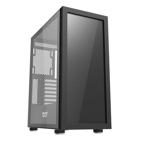DarkFlash ケース DK210 Graffiti 黒 ATX / Micro-ATX /ITX【キャンセル不可・北海道沖縄離島配送不可】-お取り寄せ品- 4571388300069-ds