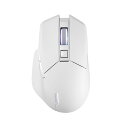 TUL PowerColor ワイヤレスゲーミングマウス ALPHYN AM10 Wireless Mouse WHITE 有線接続可能 6ボタン 重さ:96g ホワイト 【キャンセル不可・北海道沖縄離島配送不可】 4713436175490-ds(2)
