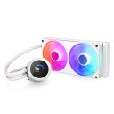 NZXT 水冷CPUクーラー Kraken 240 PLUS RGB ホワイト RL-KR240-W2 1.54インチ液晶ディスプレイ搭載 LGA1851対応 RGB発光 【キャンセル不可・北海道沖縄離島配送不可】 -お取り寄せ- 4943508305009-ds