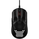 HyperX ゲーミングマウス HyperX Pulsefire Haste 超軽量59g USB接続 グリップテープ/交換用ソール付属 USBケーブル:パラコード素材 ブラック 4P5P9AA 【キャンセル不可・北海道沖縄離島配送不可】 -お取り寄せ-