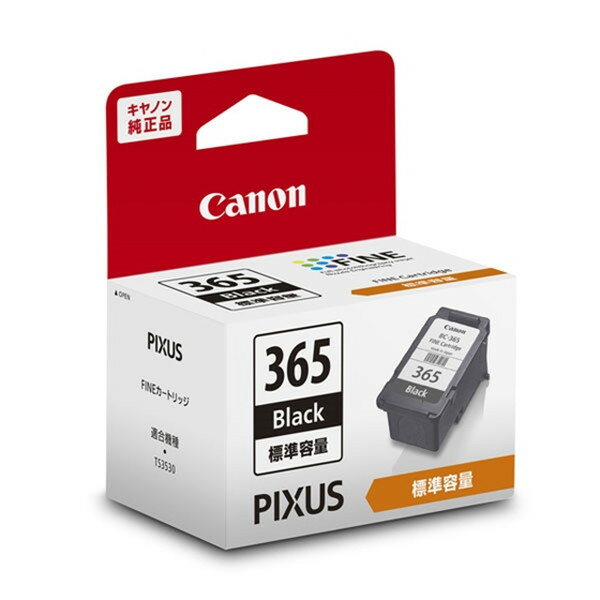 CANON FINEカートリッジ BC-365 [ブラック] 対象機種：PIXUS TS3730 / TS3530 純正インク キヤノン 【キャンセル不可・北海道沖縄離島配送不可】 -お取り寄せ- 4549292182620-ds