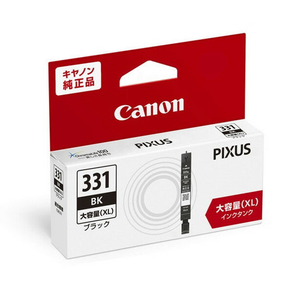 CANON インクタンク BCI-331XLBK [ブラック 大容量] 対象機種：PIXUS TS8830 / TS8730 / TS8630 / TS8530 純正インク キヤノン 【キャンセル不可・北海道沖縄離島配送不可】 -お取り寄せ- 4549292185140-ds
