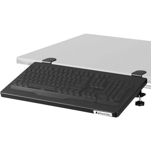 Bauhutte チルトキーボードトレイ ブラック BHP-480KT-BK 幅48x奥24cm ワンタッチ5段階角度調節 【代引・日時指定・キャンセル不可・北海道沖縄離島配送不可】 -メーカー直送- 4580742236128-ds Bauhutte チルトキーボードトレイ ブラック BHP-480KT-BK 幅48x奥24cm ワンタッチ5段階角度調節 【代引・日時指定・キャンセル不可・北海道沖縄離島配送不可】 -メーカー直送- 4580742236128-ds