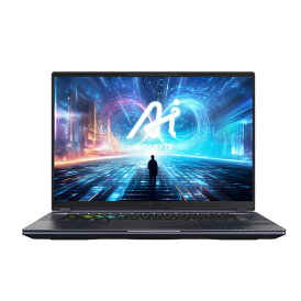 GIGABYTE ゲーミングノート AORUS 16X ASG-63JPC65SP 16インチ Intel Core i9 14900HX NVIDIA RTX4070 Laptop メモリ:32GB SSD:1TB+1TB Windows 11 Pro 日本語配列キーボード ノートPC 4719331759506-ds