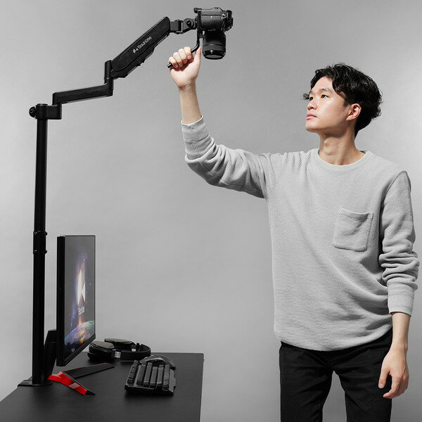 Bauhutte バウヒュッテ ストリーマーズアーム BMA-2CAM-BK デュアルアーム ダブル...