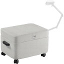 Bauhutte バウヒュッテ ストレージオットマン BOT-410-GY グレー 灰色 キャスター付き 収納付き ゲーミング 【代引・日時指定・キャンセル不可・北海道沖縄離島配送不可】 -メーカー直送- 4580742238559-ds