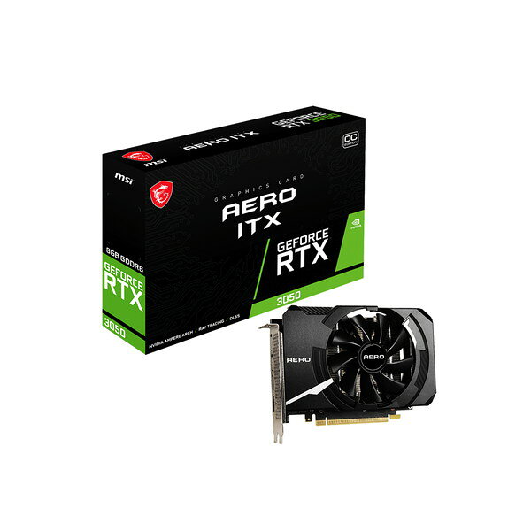 ビデオカード「GeForce RTX 3050 AERO ITX 8G OC」