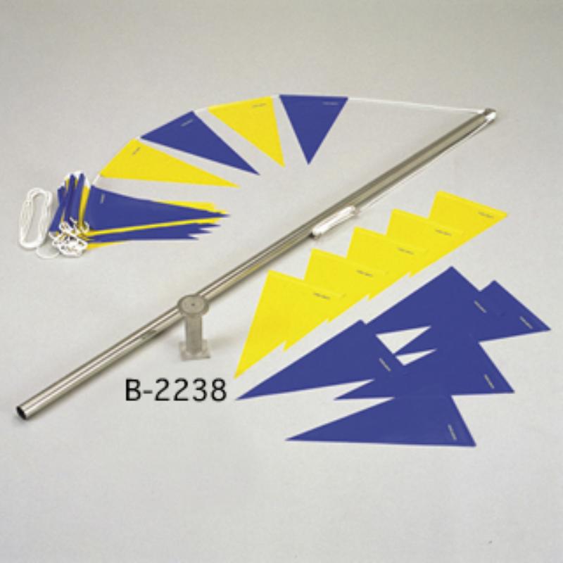 【受注生産品・キャンセル不可】トーエイライト 三角旗 埋込アンカー B-2238【代引・日時指定・北海道..