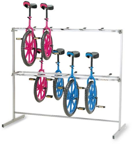 エバニュー(EVERNEW) 一輪車ラック 一輪車ラック2段20台掛 EKD119【代引・日時指定・北海道沖縄離島配送不可】【企業・学校・施設等の配送のみ対応】【個人宅配送不可】-お取り寄せ品-