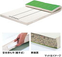 【受注生産品・キャンセル不可】エバニュー(EVERNEW) 体操マット 6cm厚指導ライン入りマットすべり止付120x300x6 EKM403【代引・日時指定・...