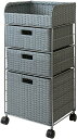 宮武製作所 Diario(ディアリオ) ランドリーボックス 縦型二段式 ブルー RB-358 BL -お取り寄せ品-【北海道沖縄離島は配送不可】