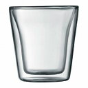 ボダム(bodum) ボダムキャンティーン ダブルウォールグラス0.1L 2pcs 10108-10 -お取り寄せ品-【北海道沖縄離島は配送不可】