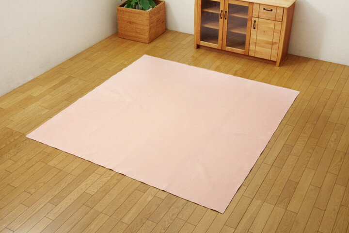樂天商城 - イケヒコ ラグ カーペット 1.5畳 洗える 無地 「イーズ」 ピンク 約130×185cm 裏:すべりにくい加工 (ホットカーペット対応) シンプル ピンク 3963659【代引き不可】【北海道沖縄離島は配送不可】-お取り寄せ品-
