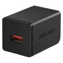 AC-USB 2.4A 自動判別USBx1 ブラック BSMPA2402P1BK BUFFALO バッファロー お取り寄せ