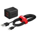 AC-USB 2.4A 2|[gType CP[u 1.5m ubN BSMPA2402P2CBK BUFFALO obt@[ 