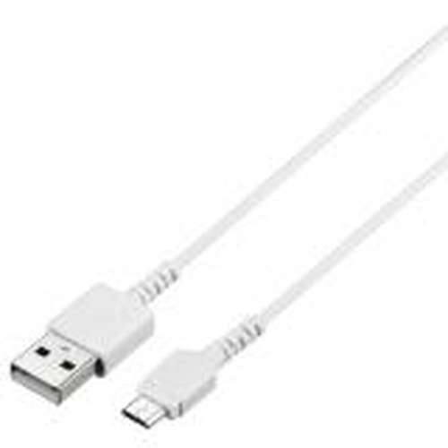 【ポイントアップで5月25日がおトク★店内全品対象】USB microBケーブル スリム 0.5m ホワイト BSMPCMB105WH BUFFALO バッファロー お取り寄せ