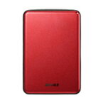 USB3.1(Gen.1)対応 アルミ素材&薄型ポータブルHDD 1TB レッド HD-PUS1.0U3-RDD BUFFALO バッファロー お取り寄せ