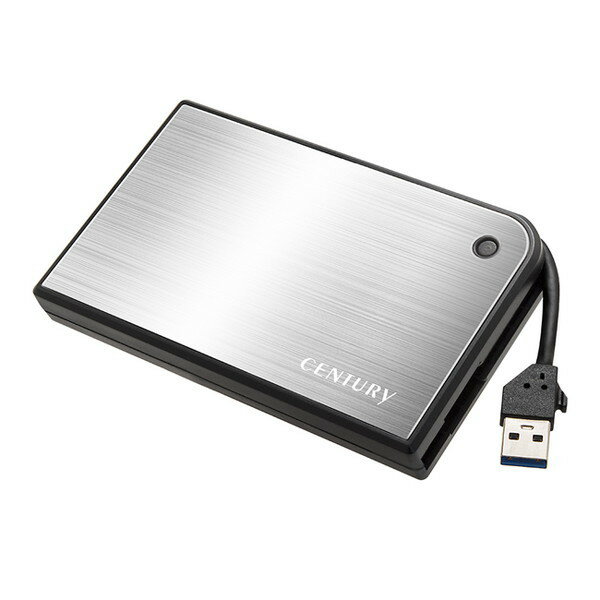 Century センチュリー MOBILE BOX　USB3.0 SATA6G 色：シルバー×ブラック お取り寄せ 4549032013740