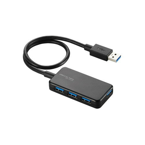 ■ 商品情報・USBHUB3．0／バスパワー／タブレット向け／4ポート／ブラック・Surface(TM)など、Windows(R)対応タブレットに最適。USBメモリやカードリーダー、HDDなどUSB3.0対応機器をSurface(TM)などに接続するのに便利な4ポートUSB3.0ハブ。■ ご注意・お取り寄せ品につき、納期がかかる、又は完売などの場合もございます。・商品の情報/詳細、画像について保証は致しかねます。・画像はイメージです。商品以外が含まれる又は商品と異なる場合があります。・必ずメーカーホームページなど合わせてご確認ください。・北海道、沖縄、その他離島は配送致しかねます。あらかじめご了承ください。メーカー：エレコム型番：U3H-A411BBKJAN：4953103446533