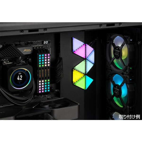 Corsair コルセア ライティングパネル iCUE LC100 Smart Case Lighting Expansion Kit -増設用- CL-9011115-WW【キャンセル不可・北海道沖縄離島配送不可】 -お取り寄せ- 0840006650737-ds - Image 3