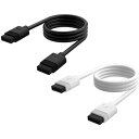 Corsair コルセア ファン用ケーブル(iCUE Link) CORSAIR iCUE LINK Cable, 1x 600mm with Straight connectors, White CL-9011127-WW【キャンセル不可・北海道沖縄離島配送不可】 -お取り寄せ- 0840006670483-ds(2)