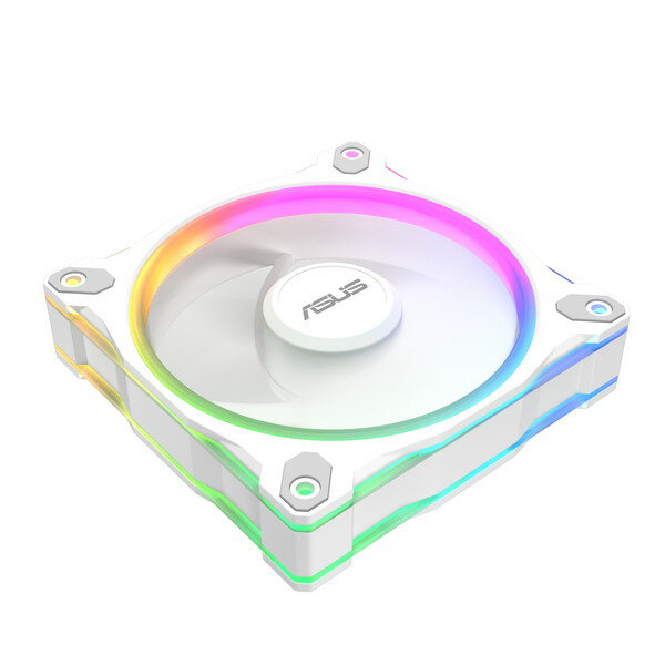 ASUS Prime MR120 ARGB FAN Triple Pack WHITE ファンサイズ:120 x 120 x 28 mm ファン速度:1600 rpm ..