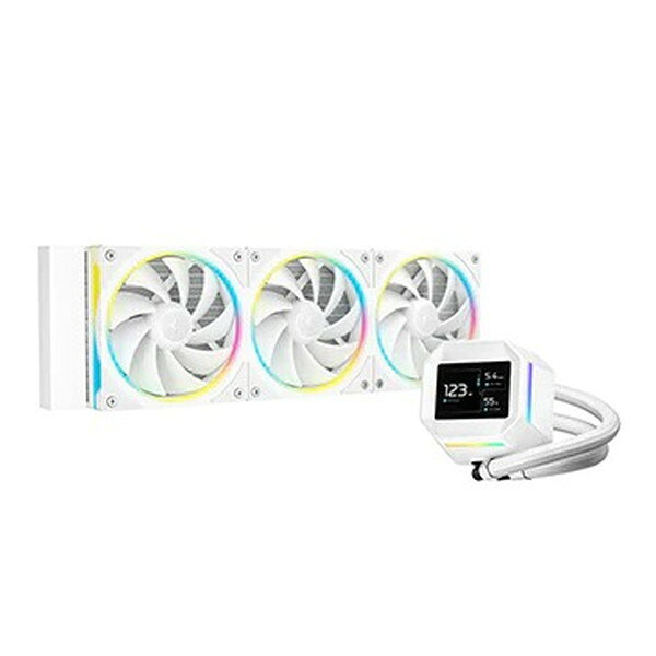 DEEPCOOL 水冷CPUクーラー R-LM360-WHDMMC-1 (LM360 WH) 2.4インチIPS LCD搭載ウォーターブロック、第6世代ポンプ搭載【キャンセル不可・北海道沖縄離島配送不可】 6933412729488-ds