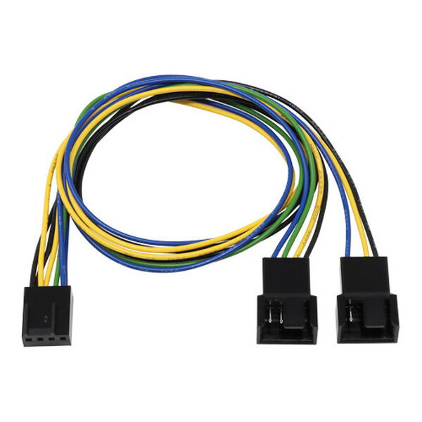 Ainex アイネックス PWMファン用二股電源ケーブル 30cm CA-095A【キャンセル不可・北海道沖縄離島配送..