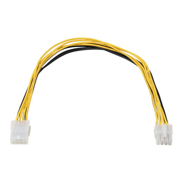 Ainex アイネックス EPS12V用電源延長ケーブル 30cm PX-004C【キャンセル不可・北海道沖縄離島配送不可】 -お取り寄せ- 4562412838412-ds