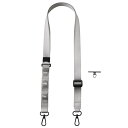 ELECOM エレコム P-STSDH1FLPGY スマホ ショルダー ストラップ 97~150cm 長さ調整可 ループ付 ストラップホールシート付 【 首掛け / 肩掛け / 斜めがけ 】 アッシュグレー 【キャンセル不可・北海道沖縄離島配送不可】 4549550355957-ds